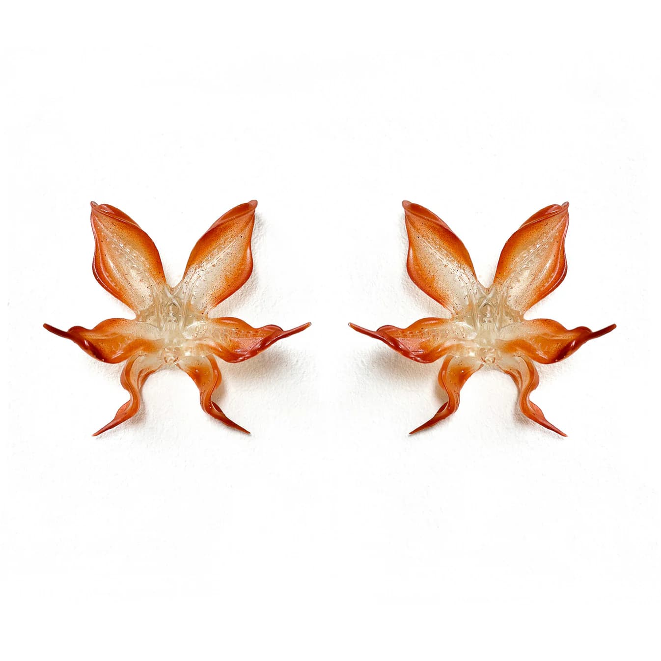 Burnt Orchid Earrings fine jewelry piece